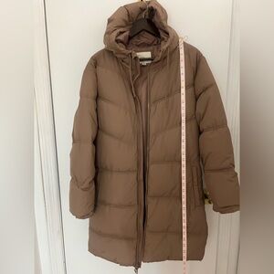 a new day Brown Puffer Jacket